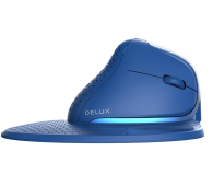 Delux Mysz Pionowa M618XSD BT+2.4G RGB (niebieska) M618XSD (Blue) - 744189 - zdjęcie 7